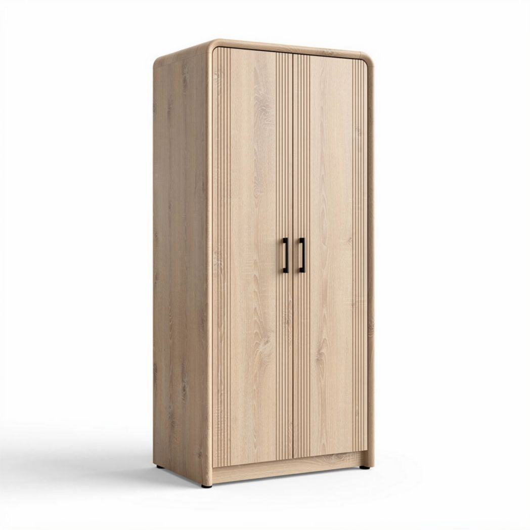 Houten kast met twee deuren en een afmeting van 60 x 40 x 150 cm