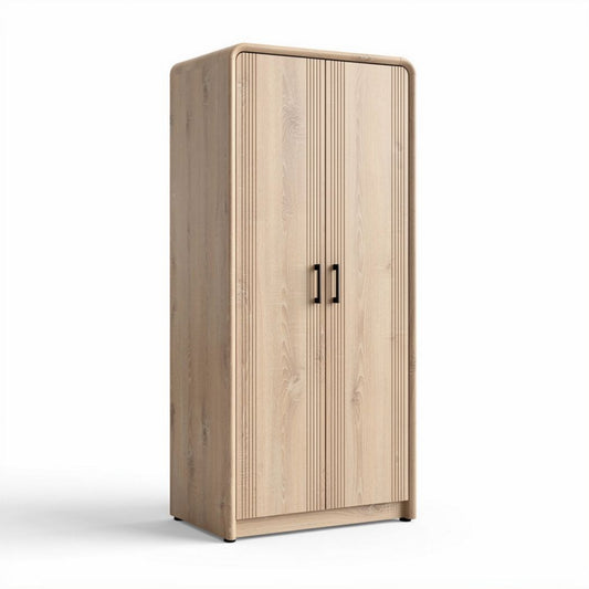 Houten kast met twee deuren en een afmeting van 60 x 40 x 150 cm